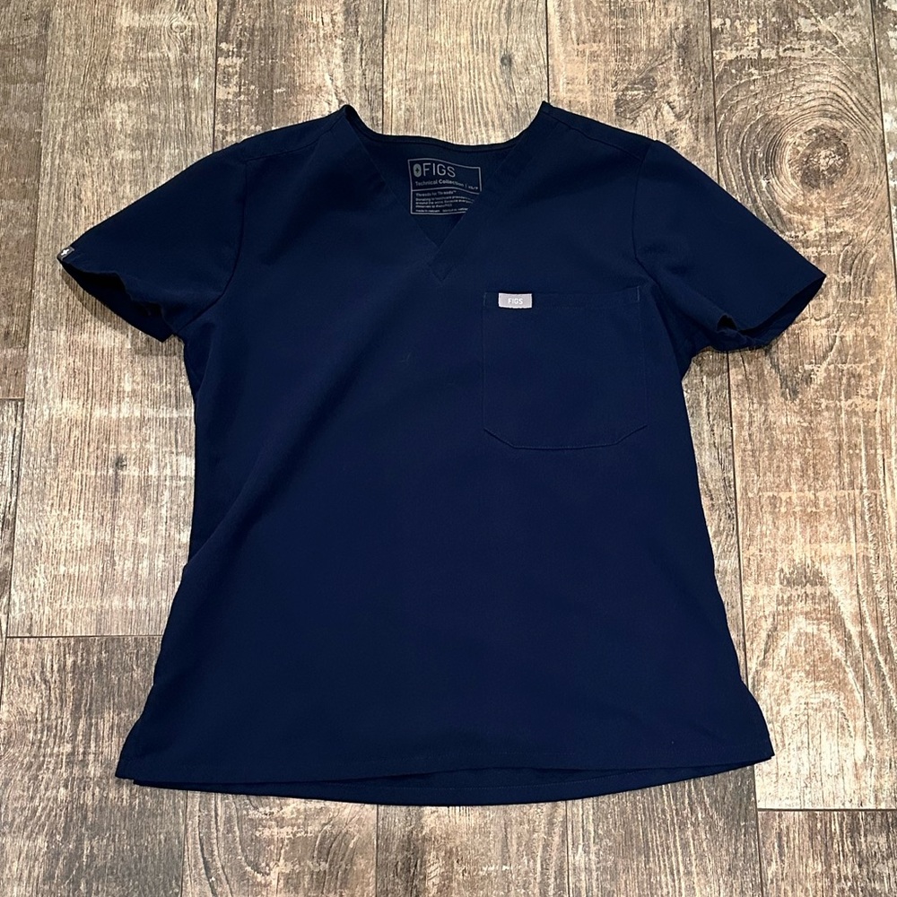 Figs Navy Blue  Scrub Set